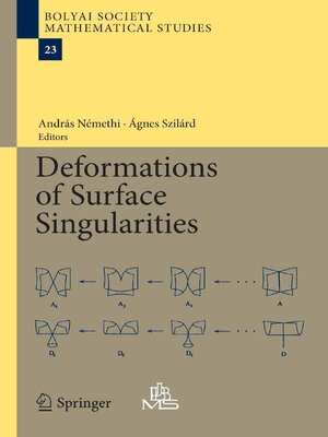 cover image of Deformations of Surface Singularities